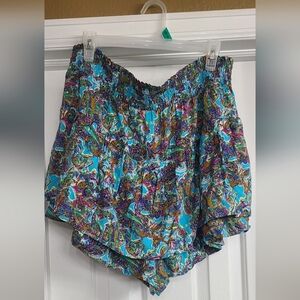 Women's High Waisted Pull-On Ruffle Skort - Wild Fable Blue XL